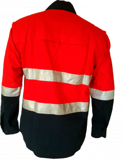 gallery/back view hi vis red transparent